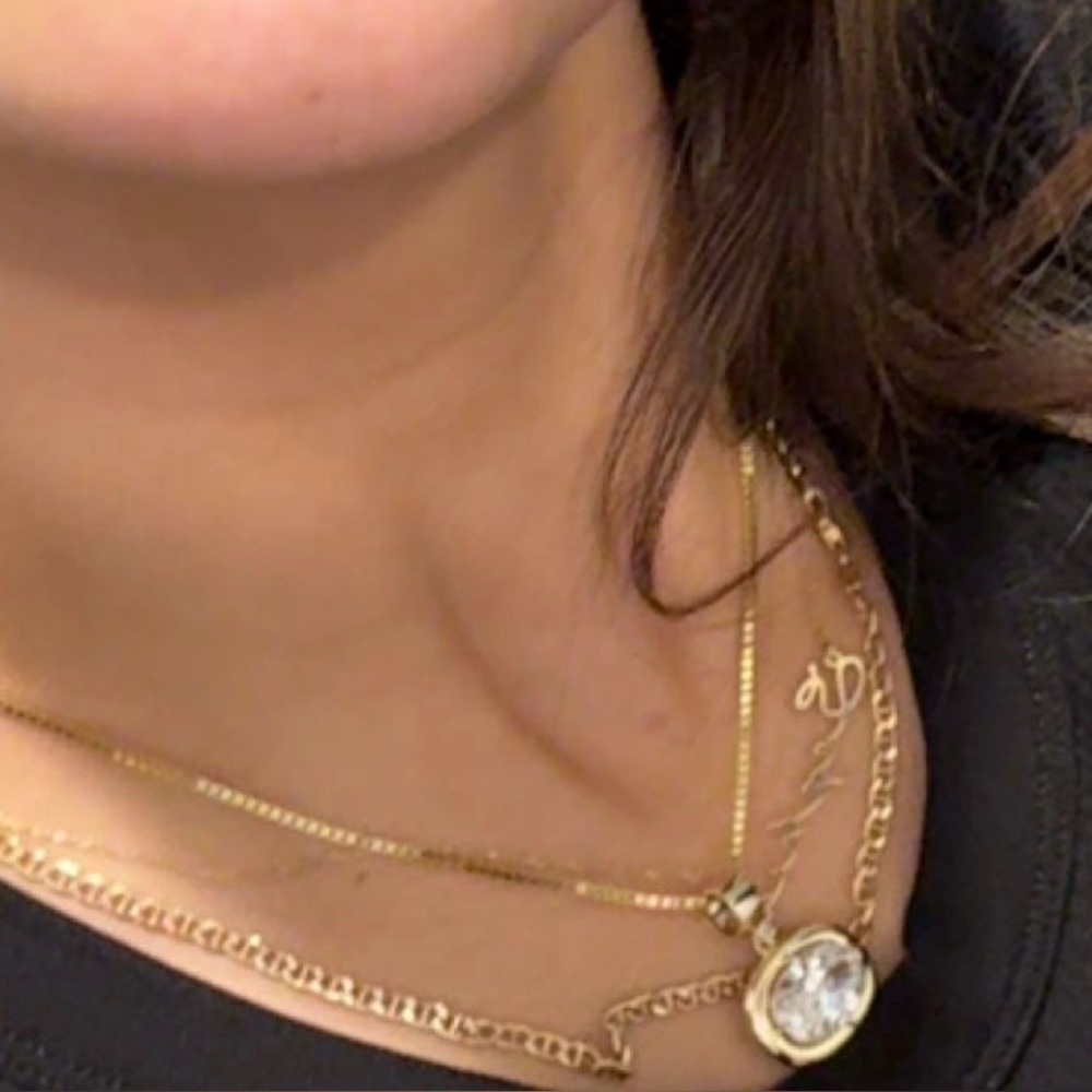 EP JEWELS APRIL BIRTHSTONE NECKLACE